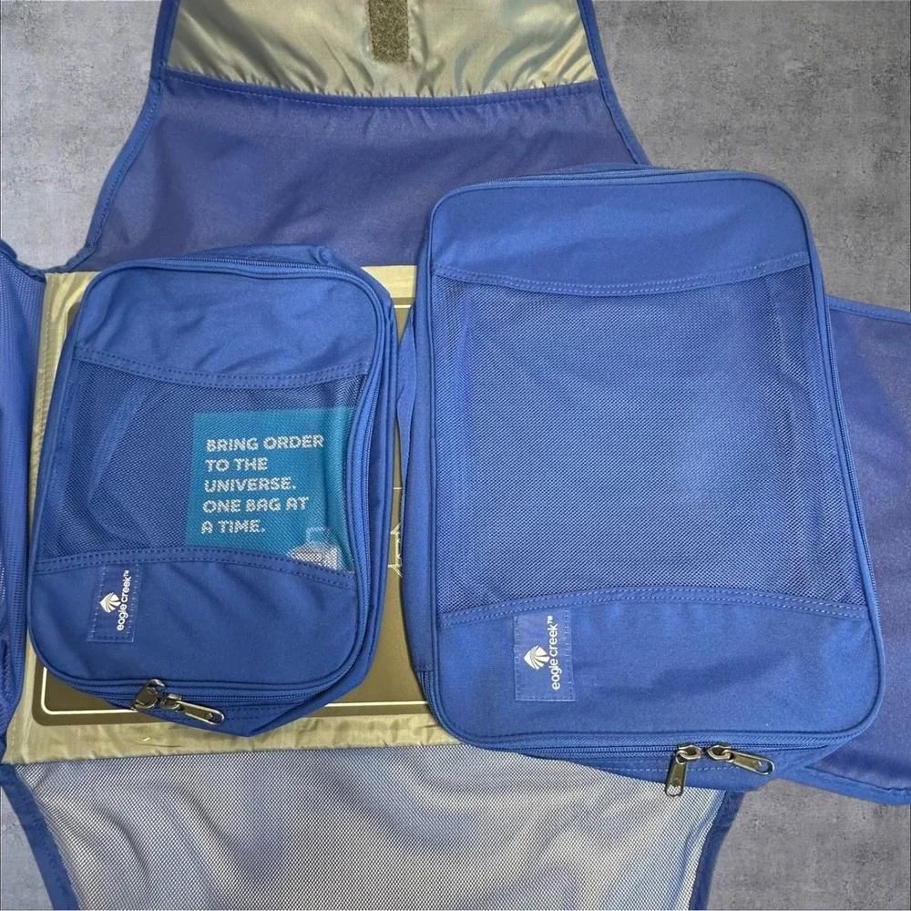 Eagle Creek Packing Organizer Set Medium Blue NEW Lockheed Martin Pack-It